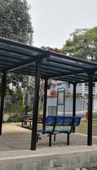 Imagen de Referencia Pérgola en Parque con bancas